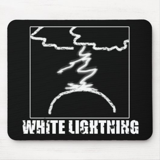 White Lightning Mousepad Muismat (Voorkant)