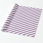 white-lilac stripes – lila-weiß gestreift cadeaupapier (Uitgerold)