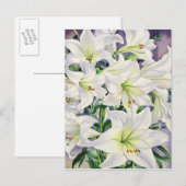 White Lilies 2008 Briefkaart (Voorkant / Achterkant)