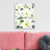 White Lilies 2008 Canvas Afdruk (Insitu (Woonkamer))