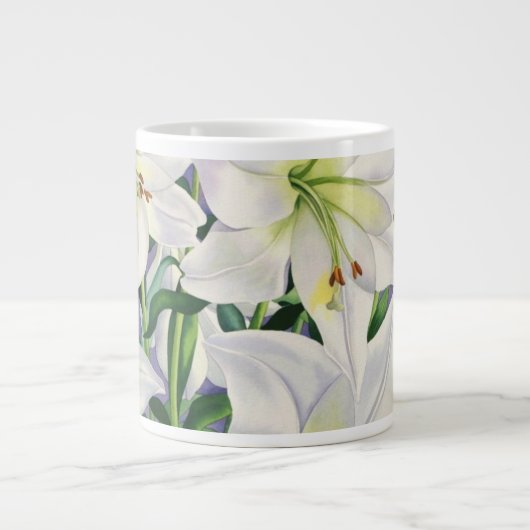 White Lilies 2008 Grote Koffiekop (Voorkant)