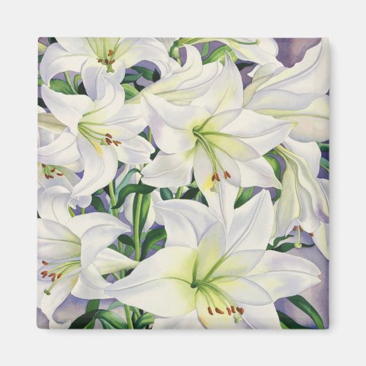 White Lilies 2008 Magneet (Voorkant)