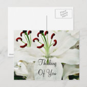 White Lilies_ Briefkaart (Voorkant / Achterkant)