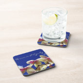 White Lilies en Sky Personal Wedding Onderzetter (Rechterzijde)