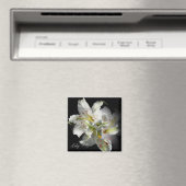 White Lilies Fantasy Magneet (Insitu (Vaatwasser))