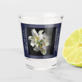 White Lilies Fantasy Shot Glas