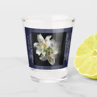 White Lilies Fantasy Shot Glas