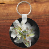 White Lilies Fantasy Sleutelhanger (Voorkant)