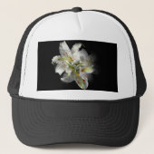 White Lilies Fantasy Trucker Pet (Voorkant)