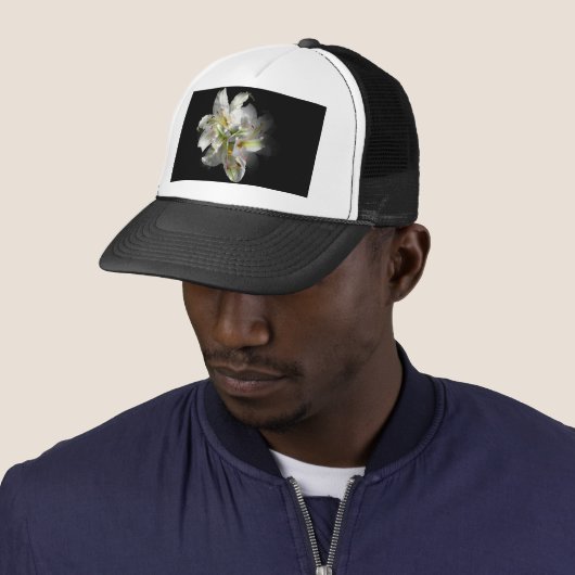 White Lilies Fantasy Trucker Pet (In situ)