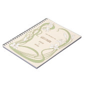 White Lilies Guestbook Notitieboek (Linkerzijde)