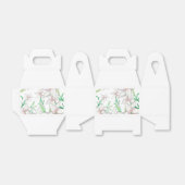 White Lilies Illustration Bedankdoosjes (Uitgevouwen)