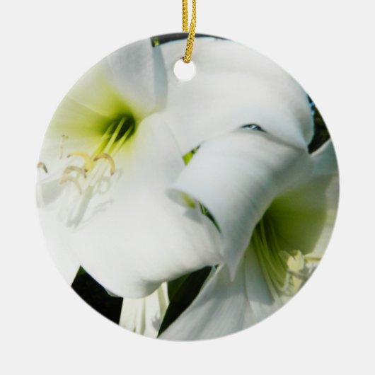 White Lilies Ornament (Voorkant)