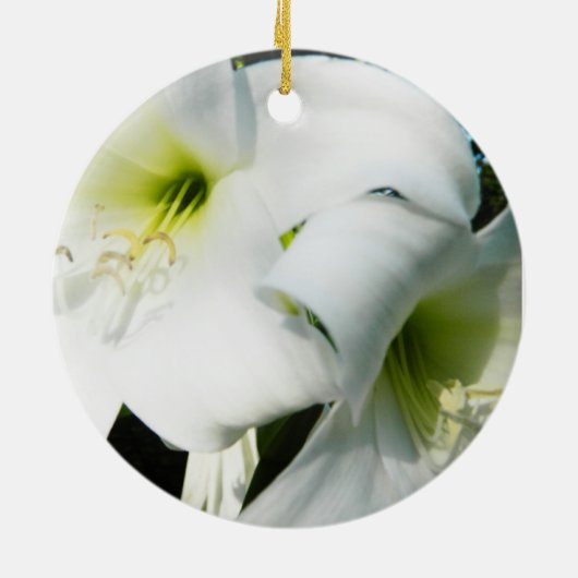 White Lilies Ornament (Achterkant)