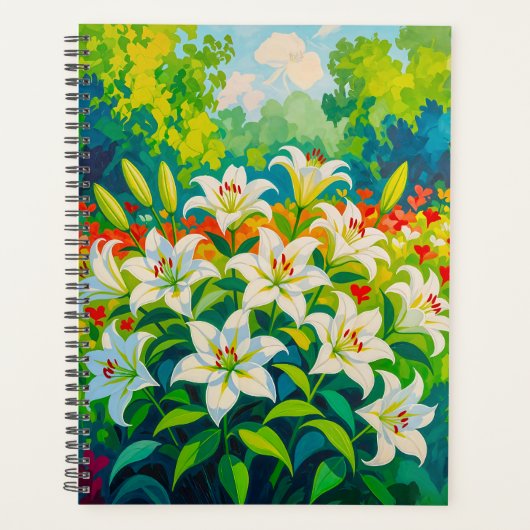 White Lilies Planner (Voorkant)