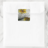 White Lillies Wedding Return Address Label (Tas)