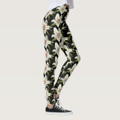 White Lilly Floral Leggings (Rechts)
