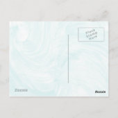 White Lilly Flower Briefkaart (Achterkant)