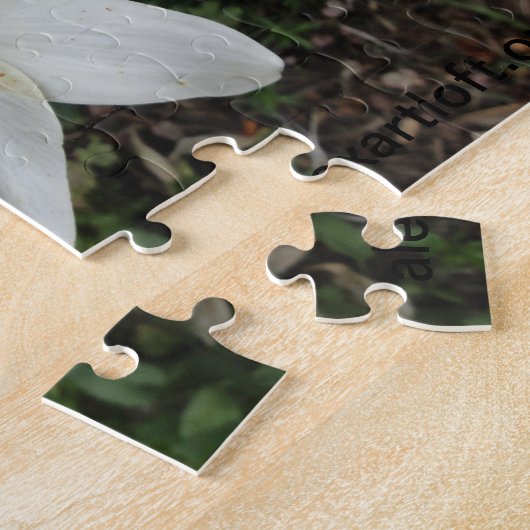 White Lilly Legpuzzel (Zijkant)