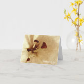 White Lilly Schilderij als Sympathy Card Kaart (Gele Bloem)