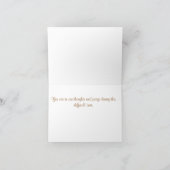 White Lilly Schilderij als Sympathy Card Kaart (Binnen)