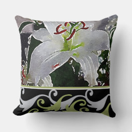 White Lily accent kussens