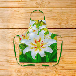 White Lily Apron Schort