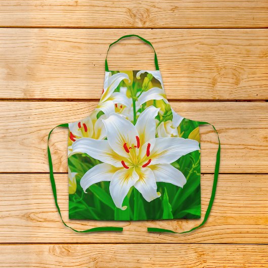White Lily Apron Schort
