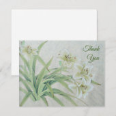 White Lily Bedankkaart (Voorkant / Achterkant)