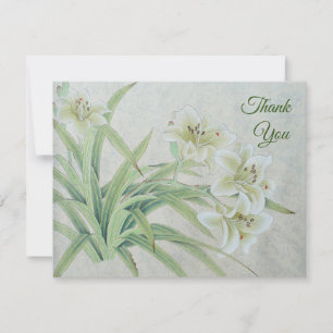 White Lily Bedankkaart