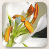 White Lily Bier Onderzetter (Voorkant)