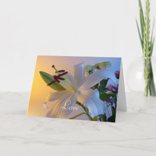 White Lily, bloem. Kaart