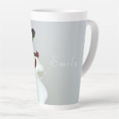 White Lily, bloem. Latte Mok (Rechterhoek)