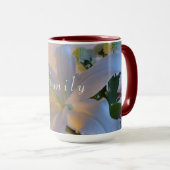 White Lily, bloem. Mok (Voorkant rechts)