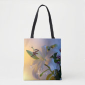 White Lily, bloem. Tote Bag (Voorkant)