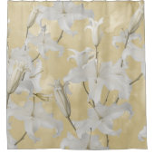 White Lily Blossom Glam 3a Douchegordijn (Voorkant)