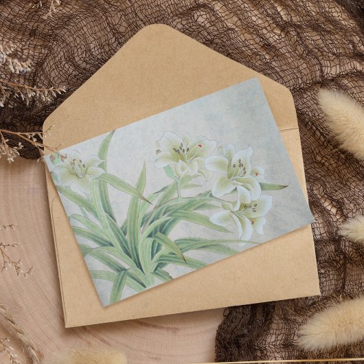 White Lily Briefkaart