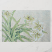 White Lily Briefpapier (Voorkant)
