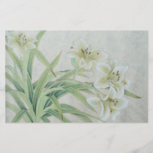 White Lily Briefpapier (Voorkant)