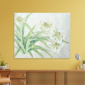 White Lily Canvas Afdruk (Insitu (Woonkamer))