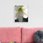 White Lily Canvas Afdruk (Insitu (Woonkamer))
