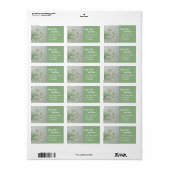 White Lily Etiket (Full Sheet)