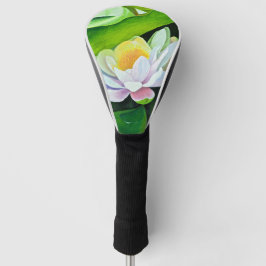 White Lily Floral Golfheadcover