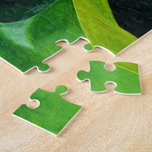 White Lily Floral Legpuzzel (Zijkant)