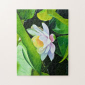 White Lily Floral Legpuzzel (Verticaal)