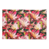 White Lily Flower Natuur Pattern Kussensloop (Achterkant)