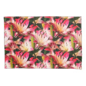 White Lily Flower Natuur Pattern Kussensloop (Voorkant)