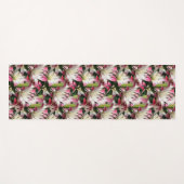 White Lily Flower Natuur Pattern Yogamat (Voorkant (horizontaal))