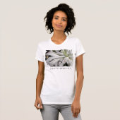 White Lily Flower T-shirt (Voorkant volledig)