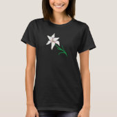 White Lily Flower T-shirt (Voorkant)